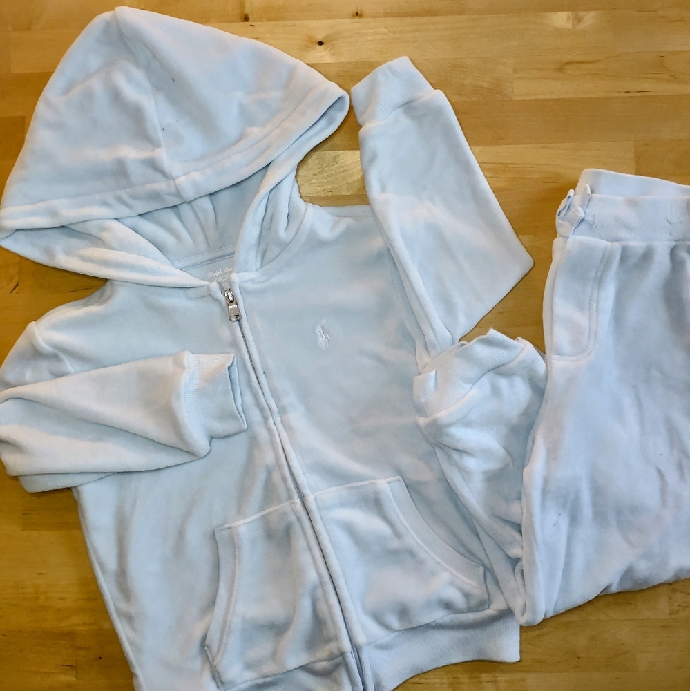 Ralph Lauren infant/toddler velour tracksuit